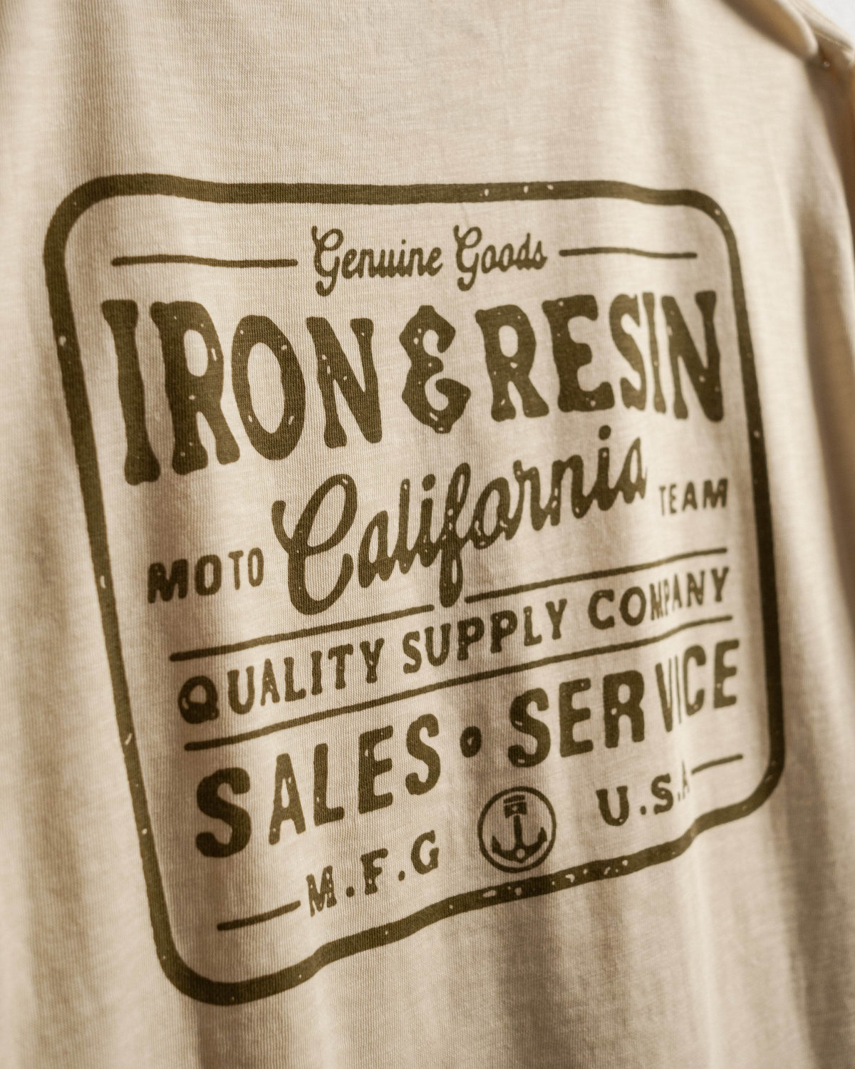 California Moto Team Tee - Iron & Resin