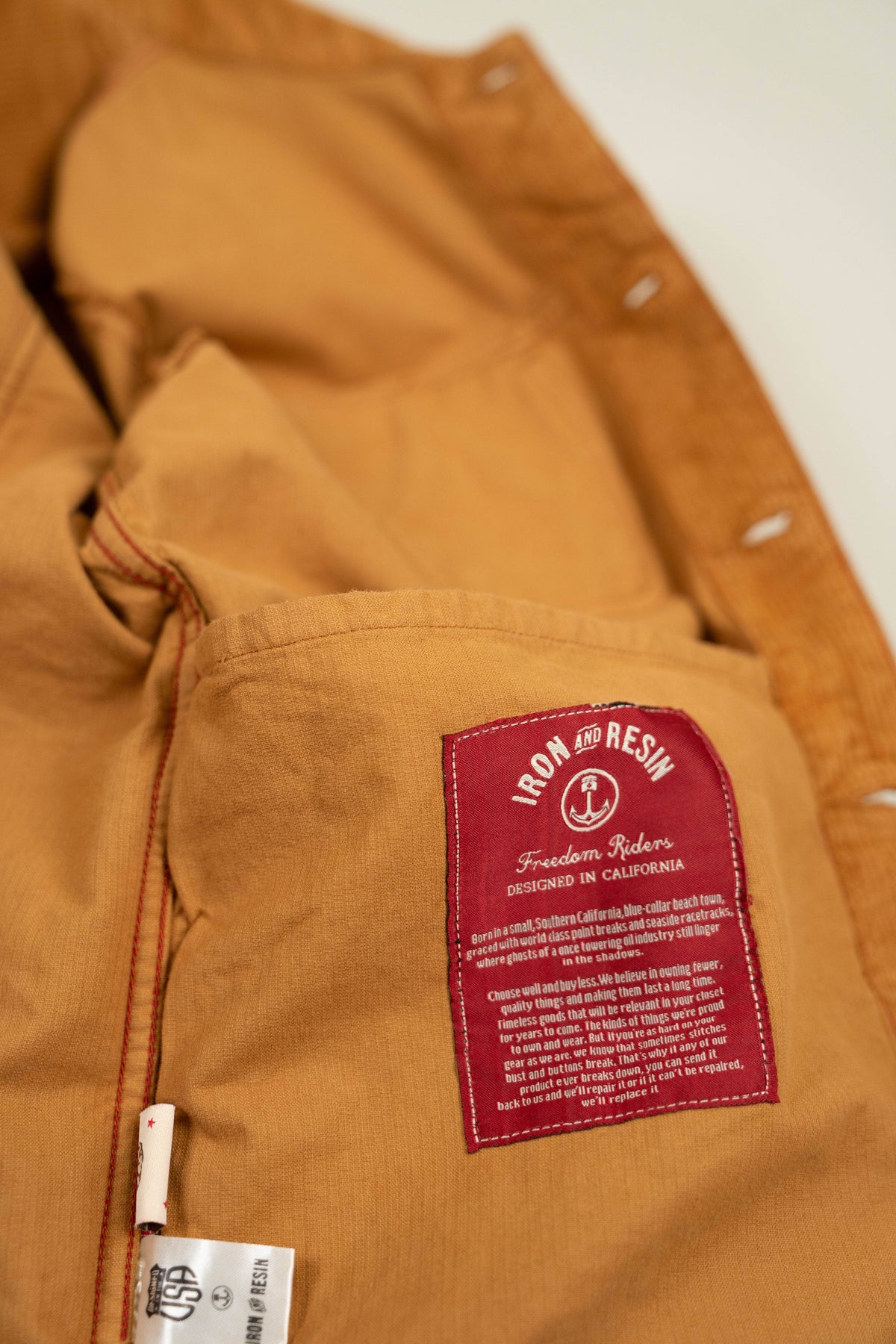 Corduroy Sand Jacket - Iron & Resin