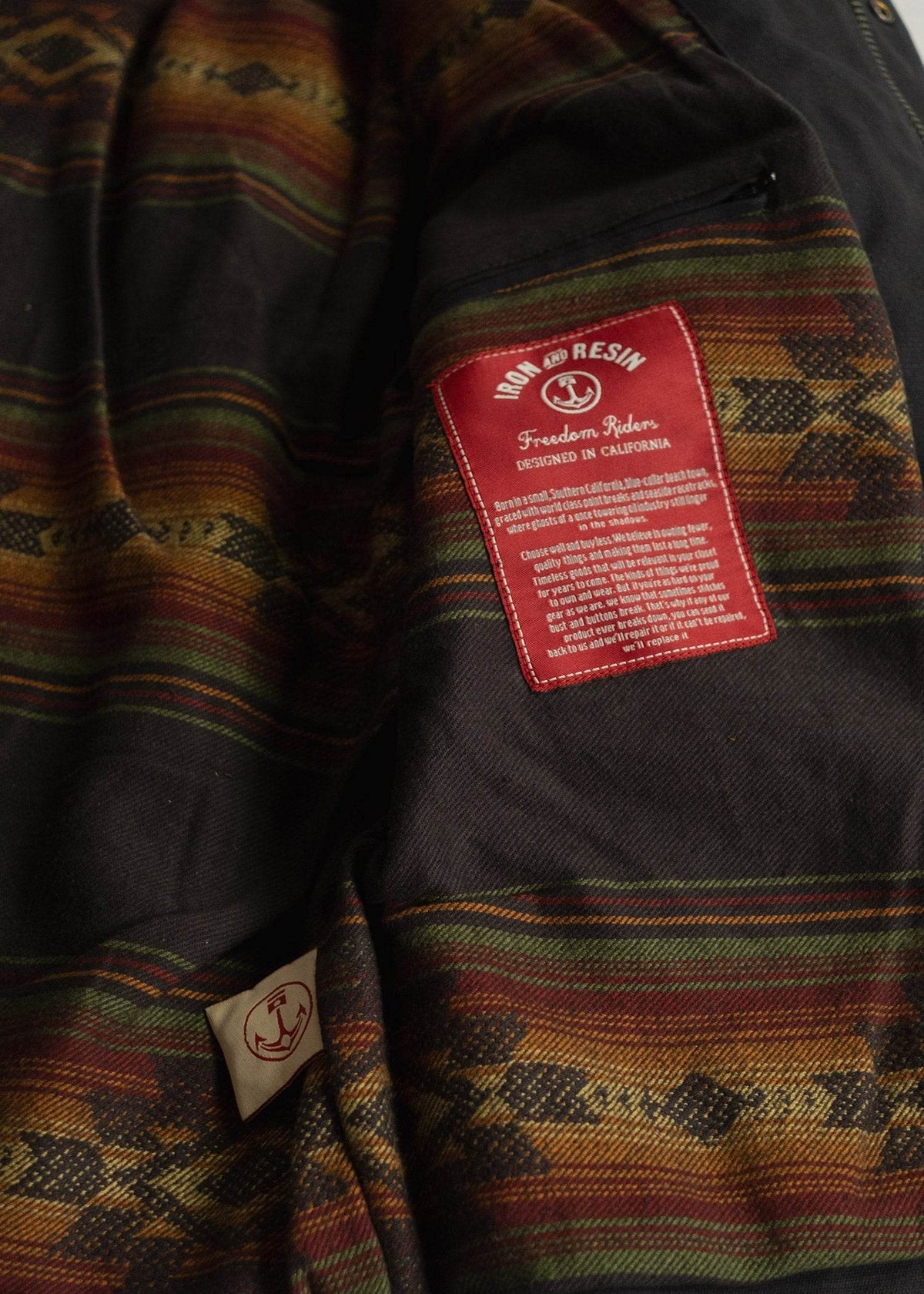 Cruiser Jacket - Shelter Series Waxed Canvas - Iron & Resin