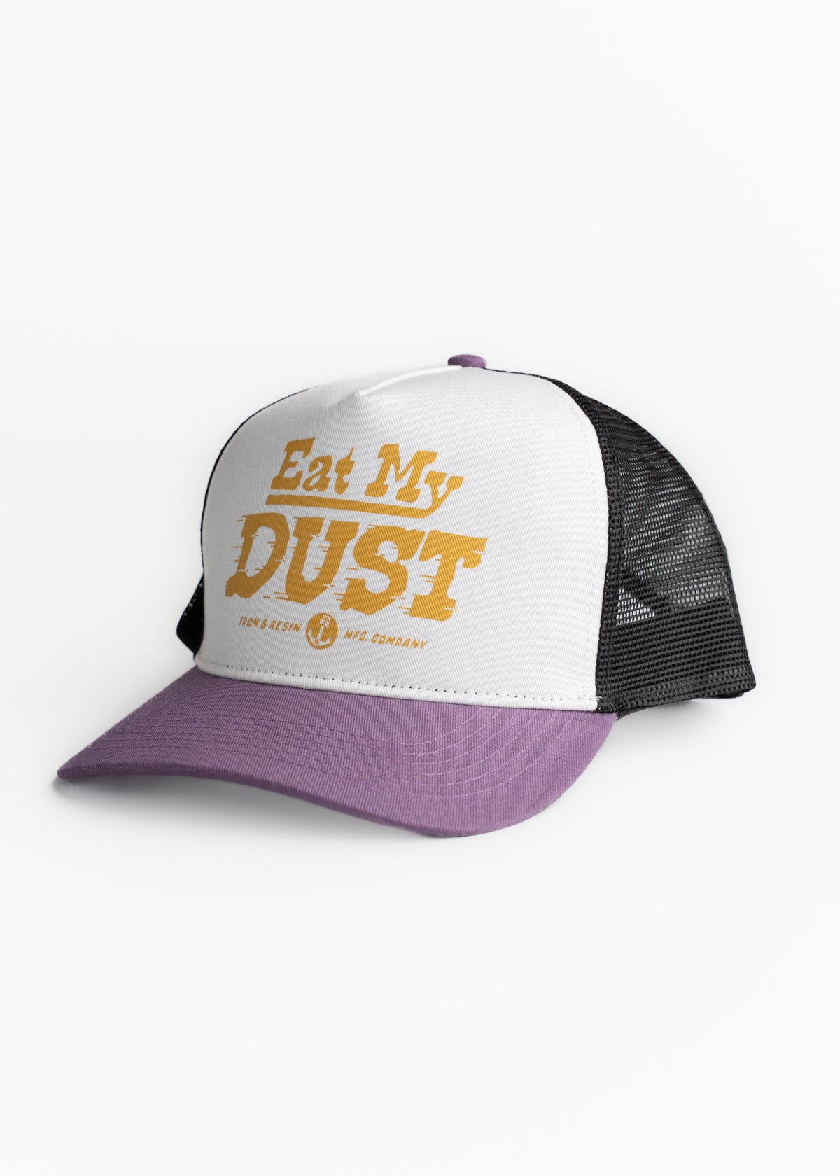 Men’s sanded cotton twill hat with adjustable strap, soft brushed finish cap with durable construction, available in two colors