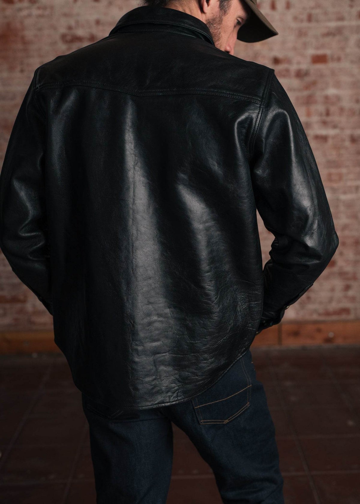 Fence Horse Hide Shirt - Iron & Resin
