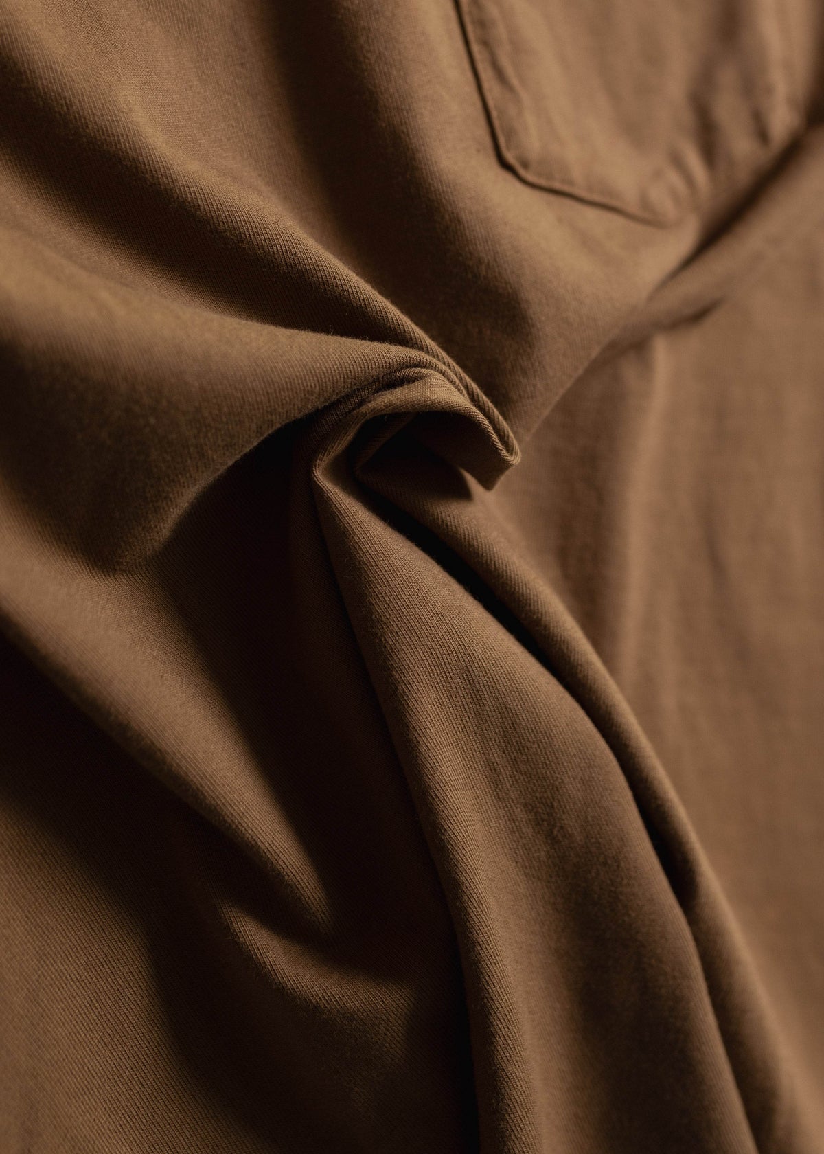 Faded Pocket Tee showcasing details of fabric