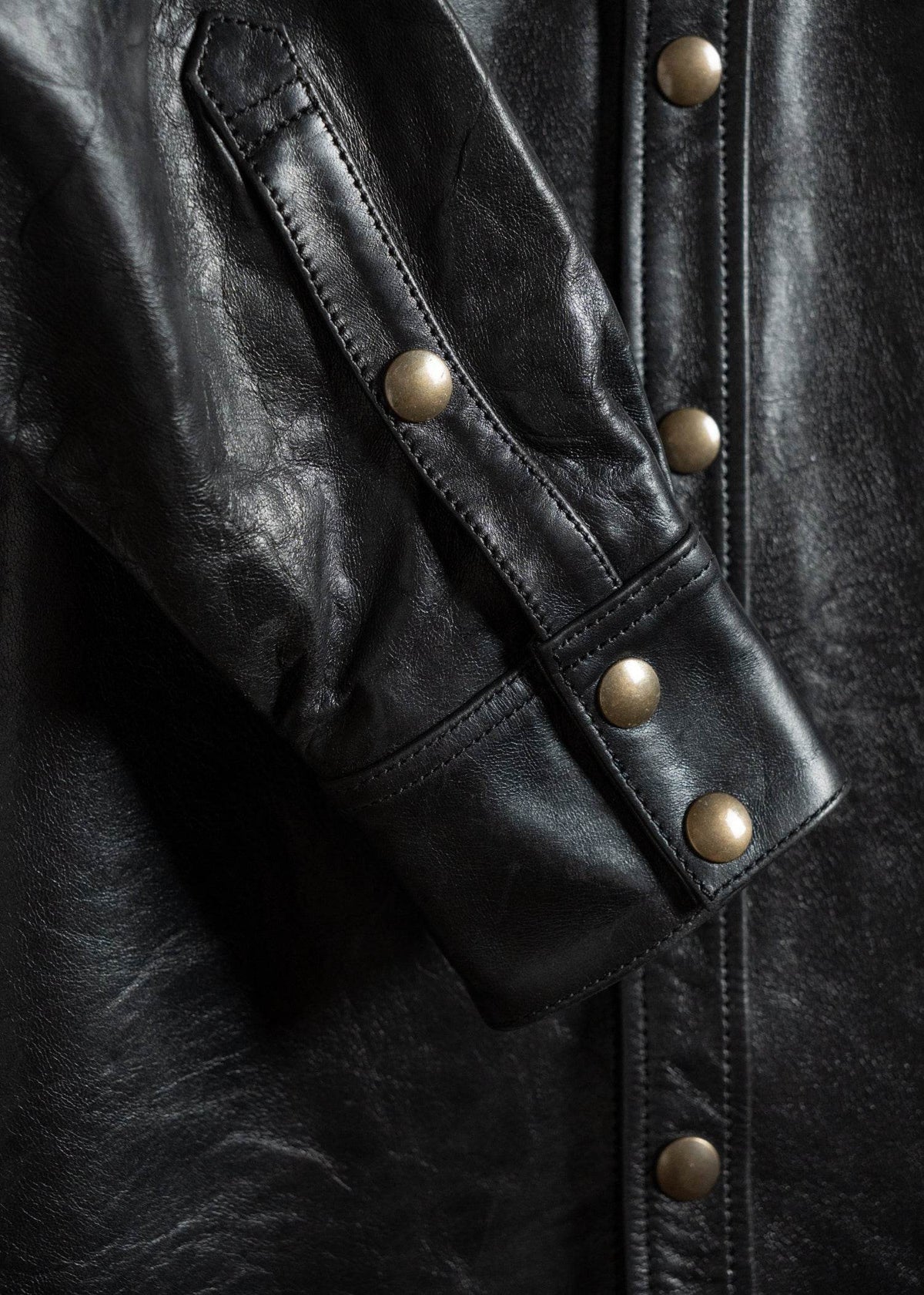 Fence Horse Hide Shirt - Iron & Resin