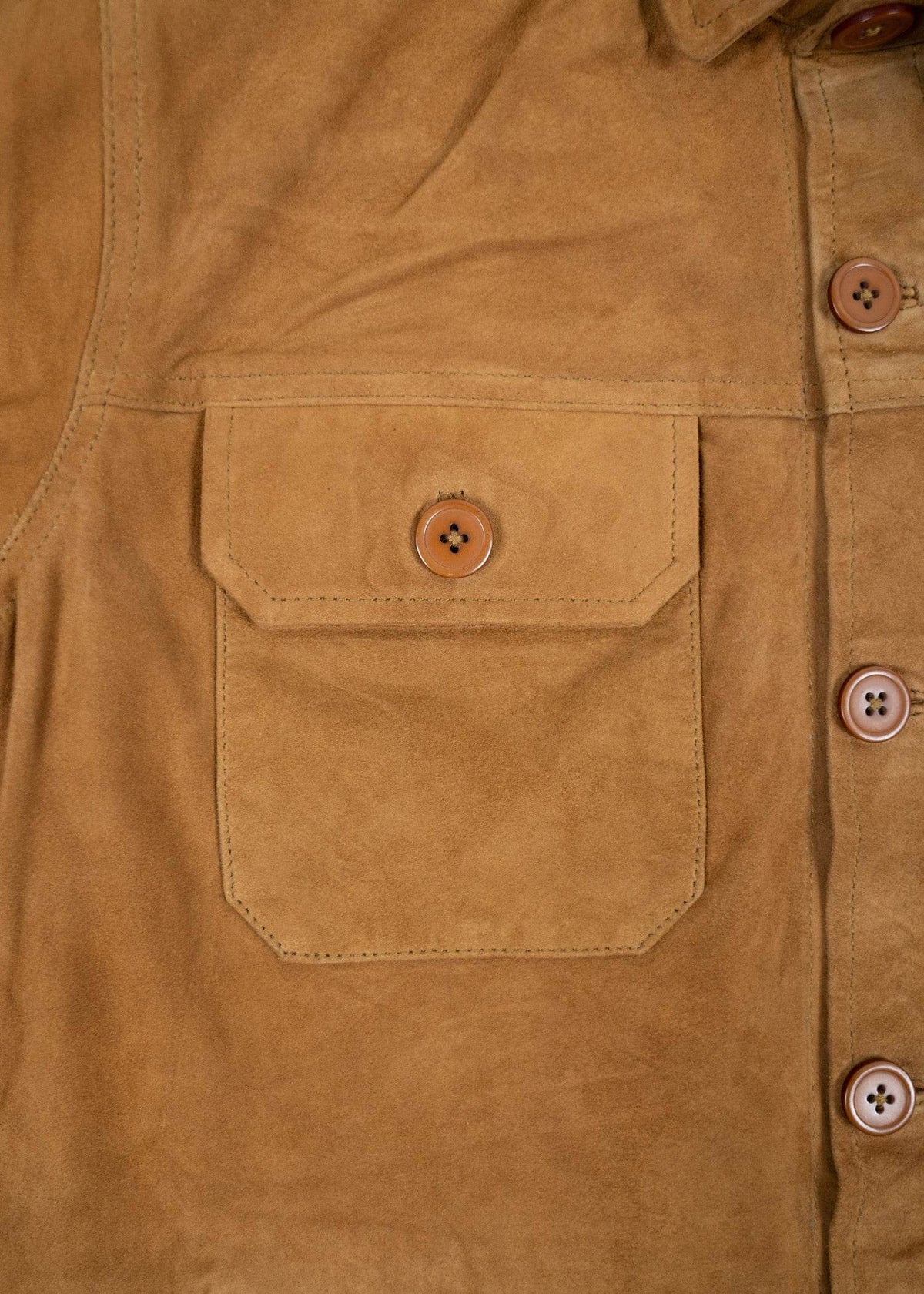 Goat Suede Lassen Shirt - Iron & Resin