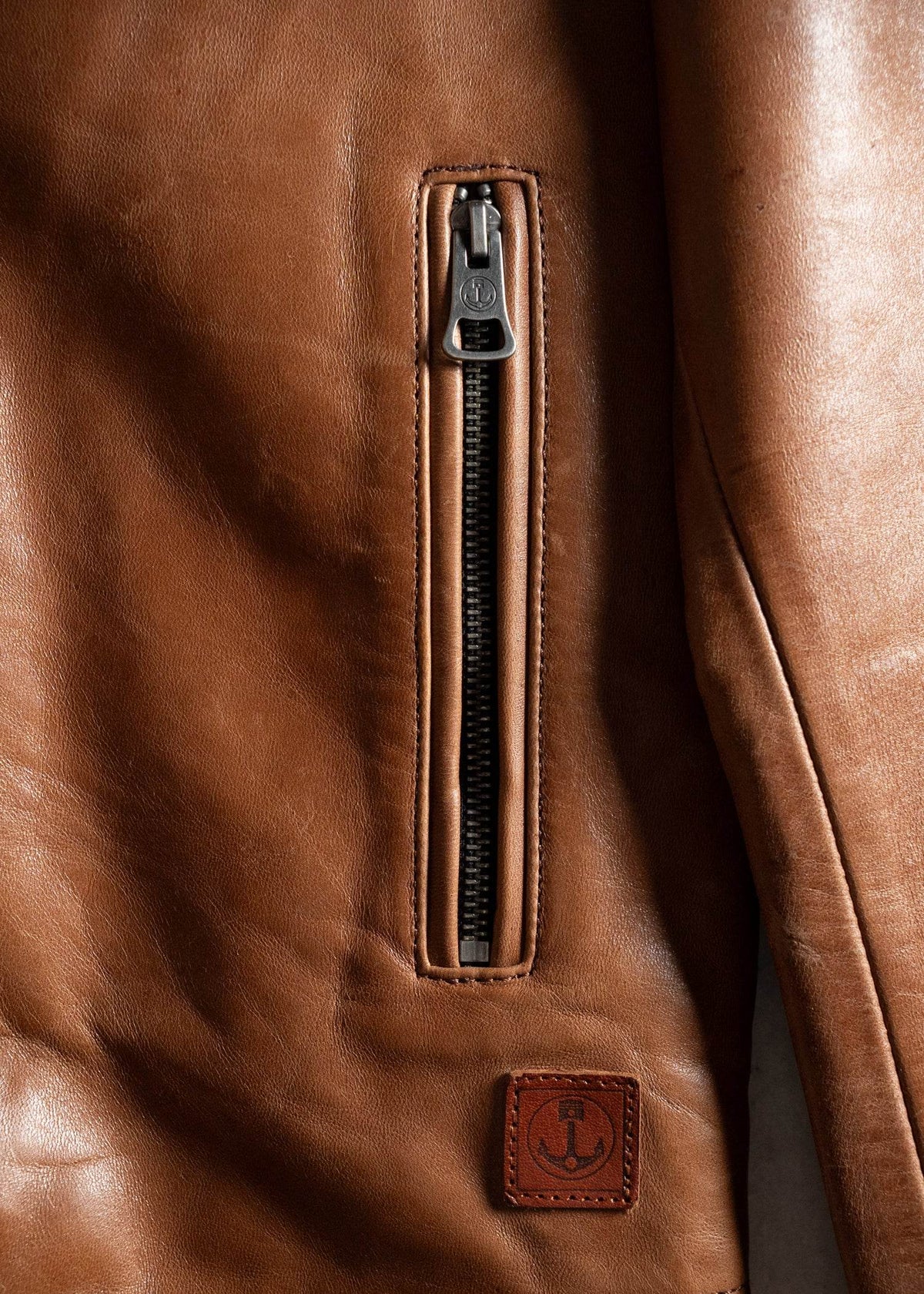 Gambler Horse Leather Jacket - Iron & Resin