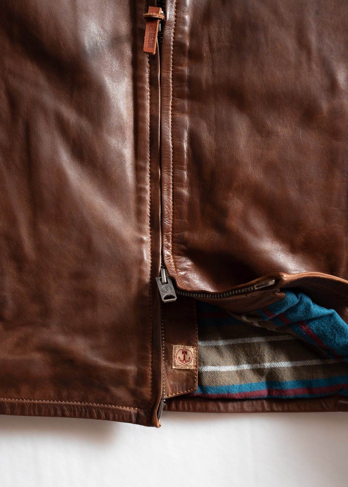 Gambler Cow Leather Jacket - Iron & Resin