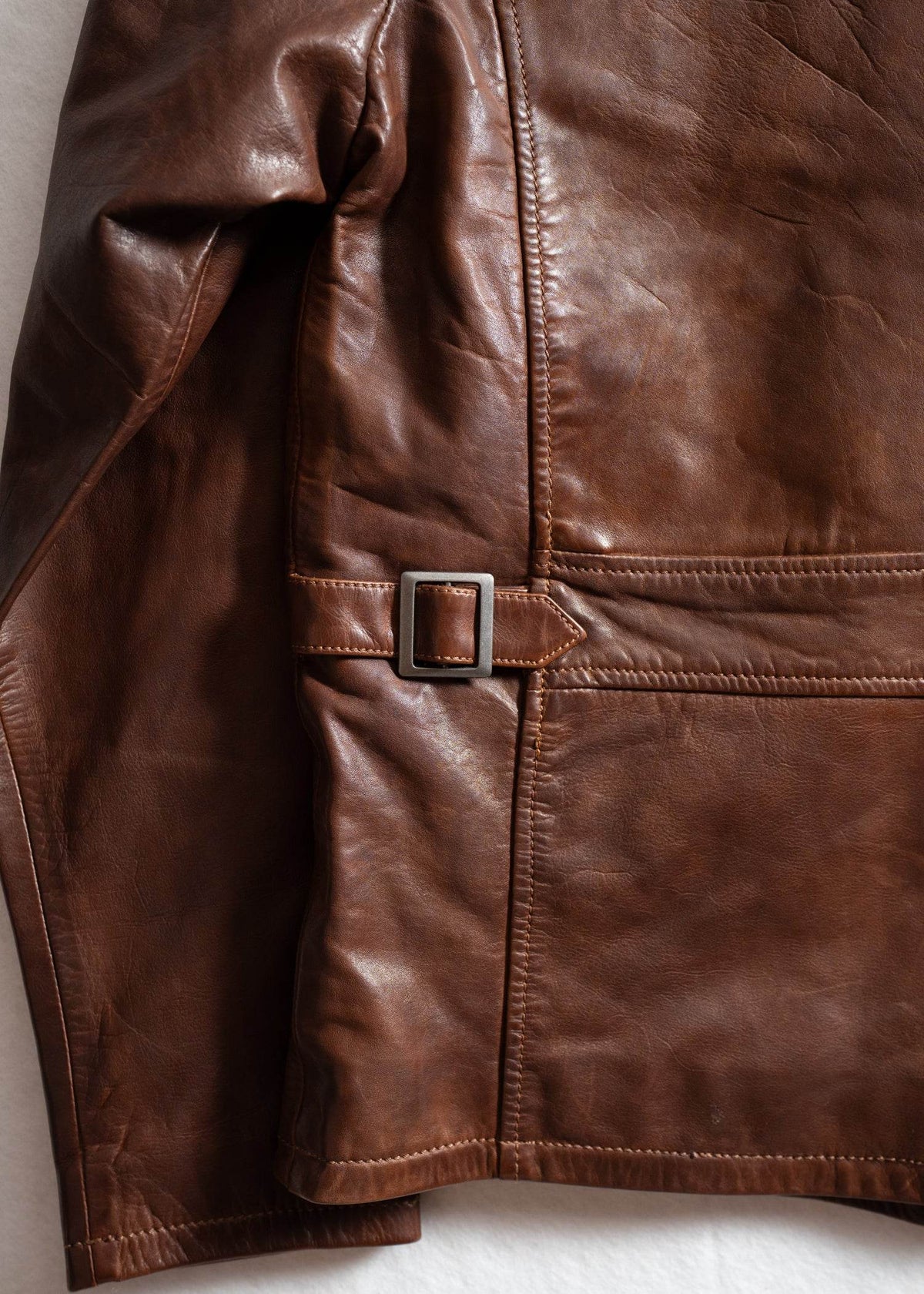 Gambler Cow Leather Jacket - Iron & Resin