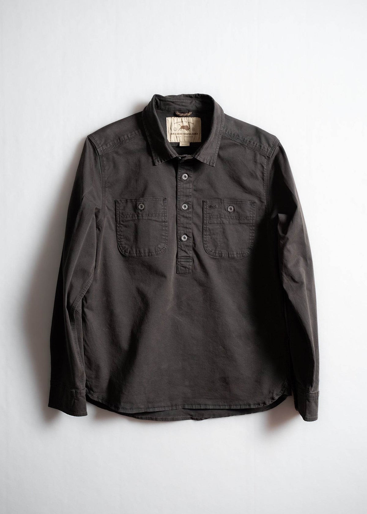 Hightail X INR: Popover Shirt - Iron & Resin