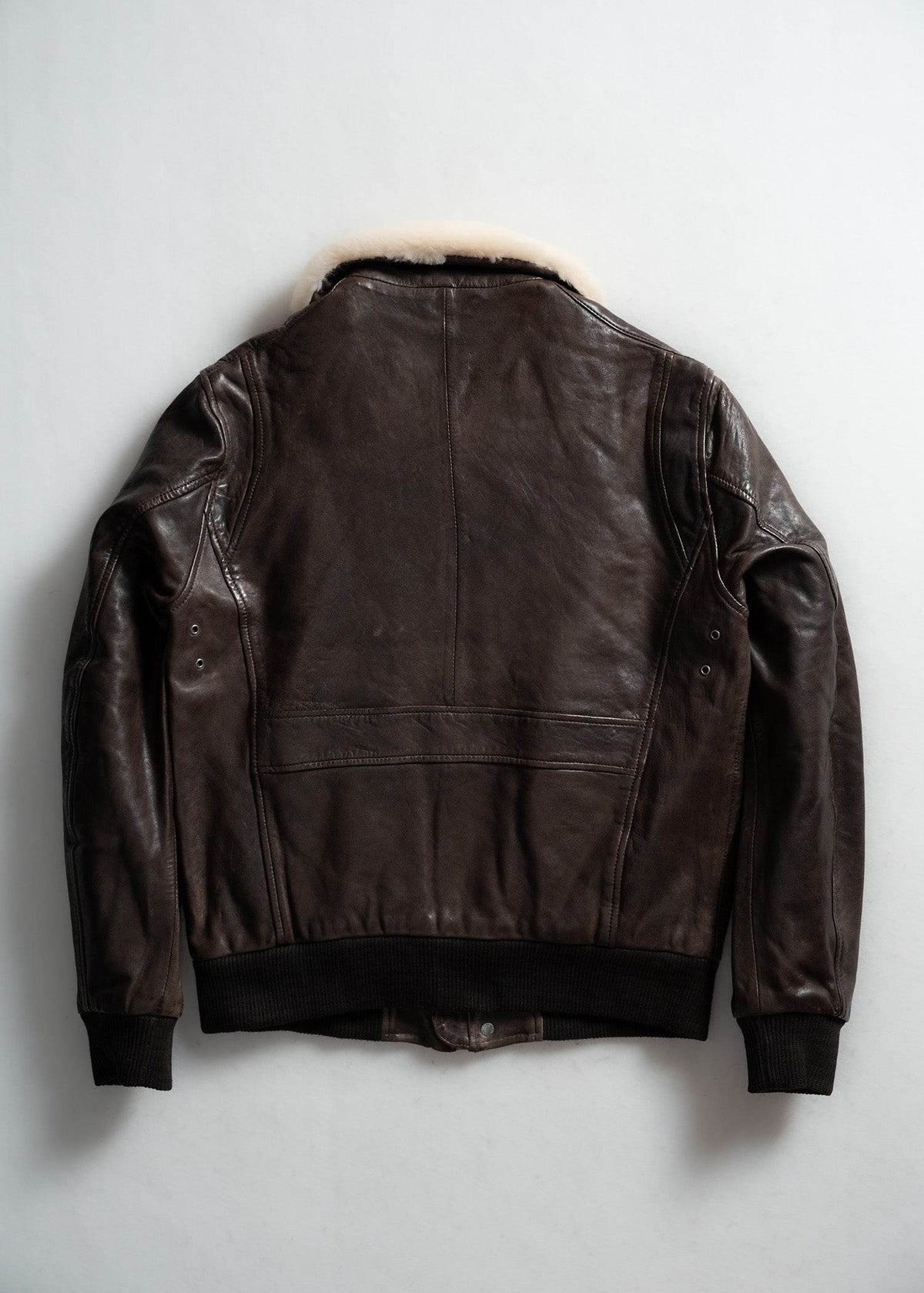 Hanson Cow Leather Jacket - Iron & Resin