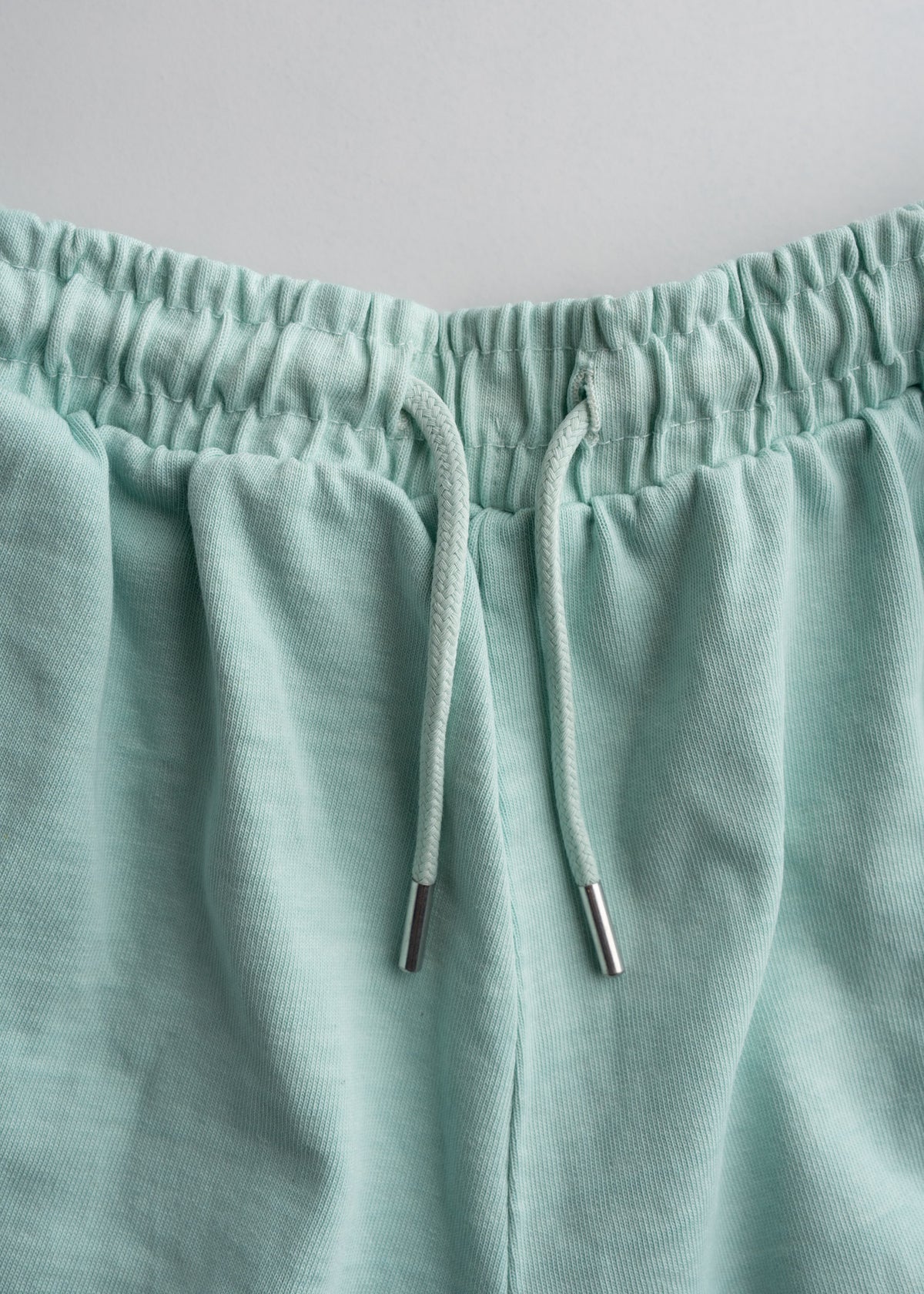 Men’s 9.5 oz jersey cotton shorts in light Blue, with drawstring waist and heavyweight comfortable shorts 