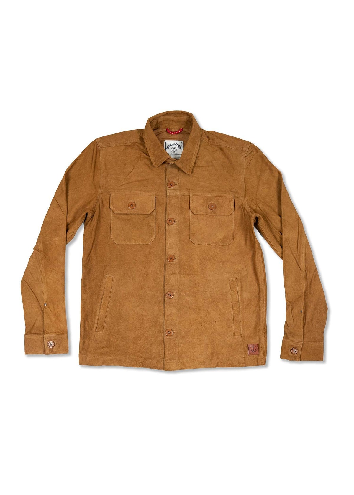 Goat Suede Lassen Shirt - Iron & Resin
