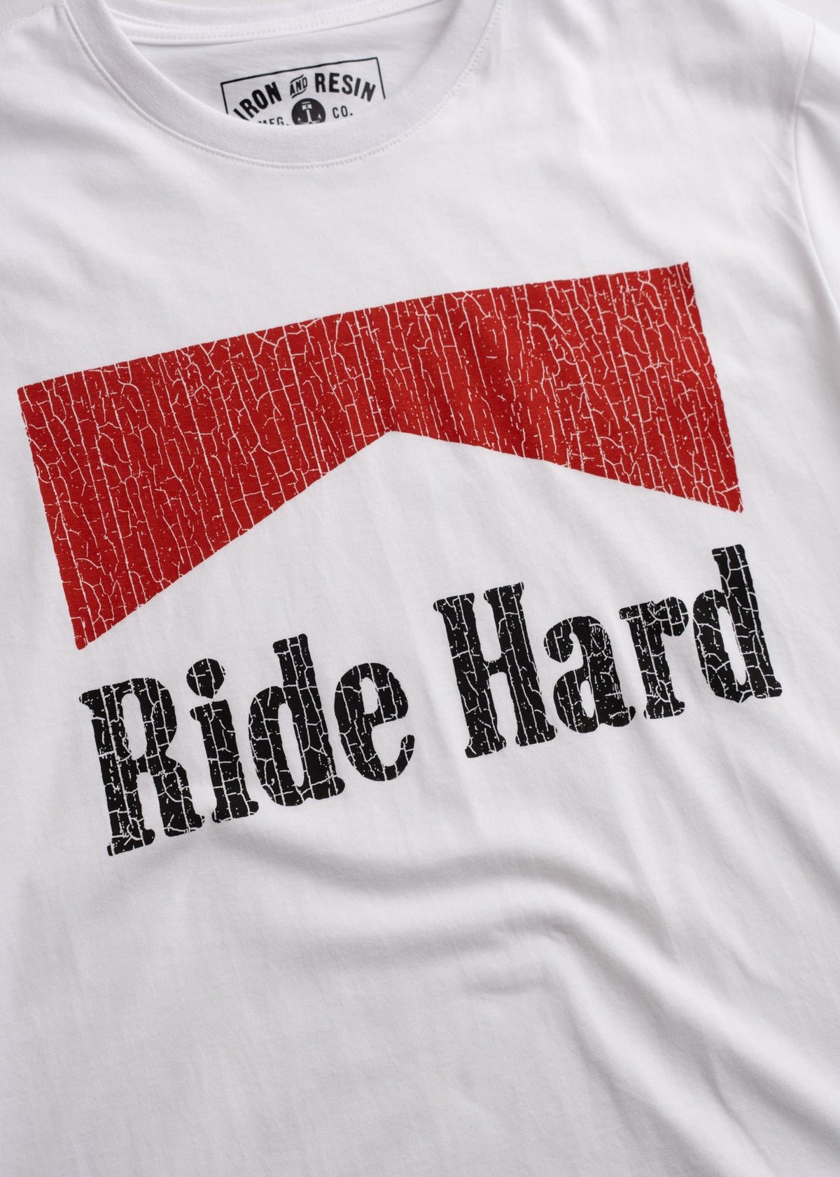 Men’s organic cotton t-shirt in White, with custom chest graphic print and soft feel, lightweight everyday tee