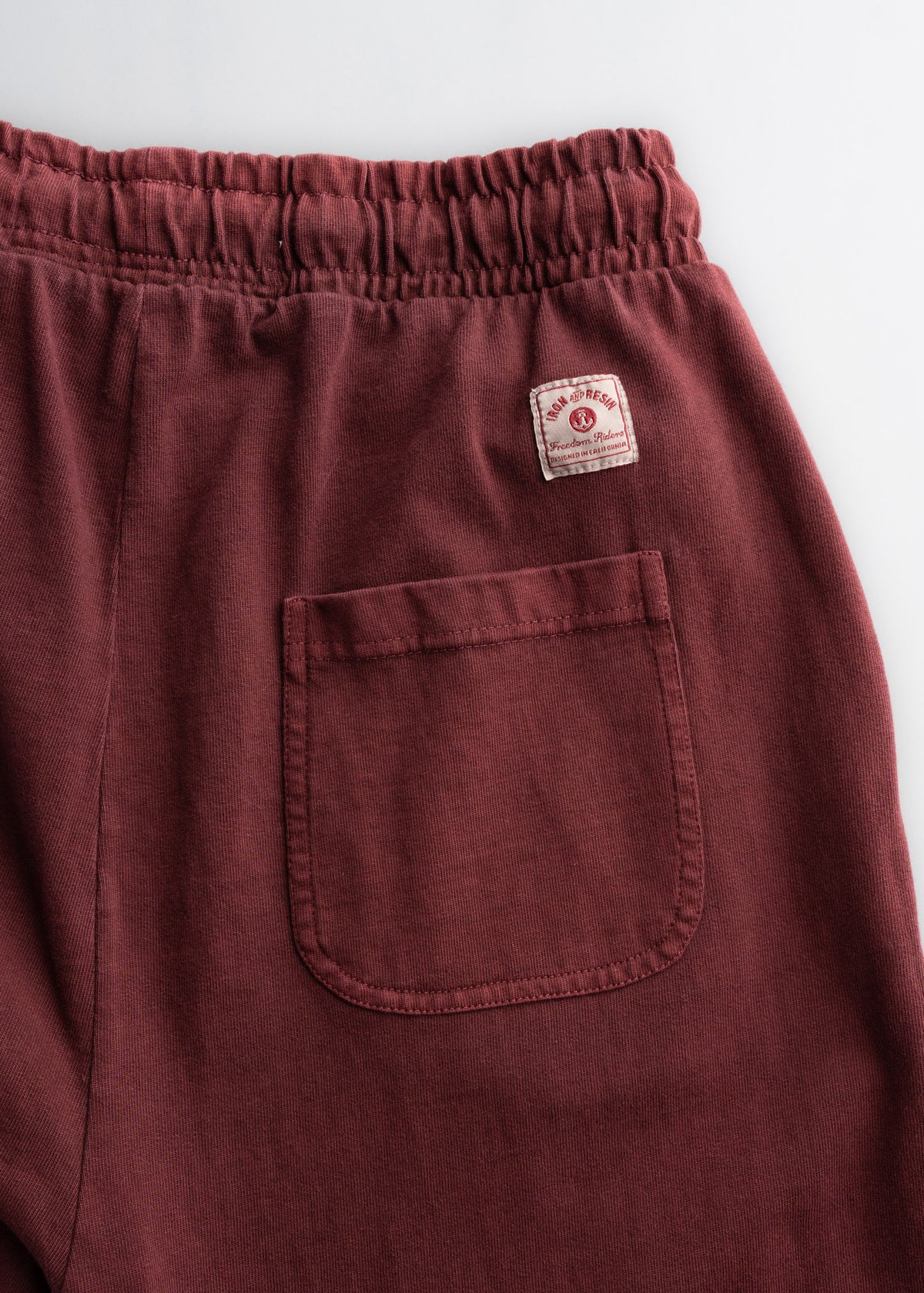Close up of top entry back pocket, showcasing storage detail and clean construction