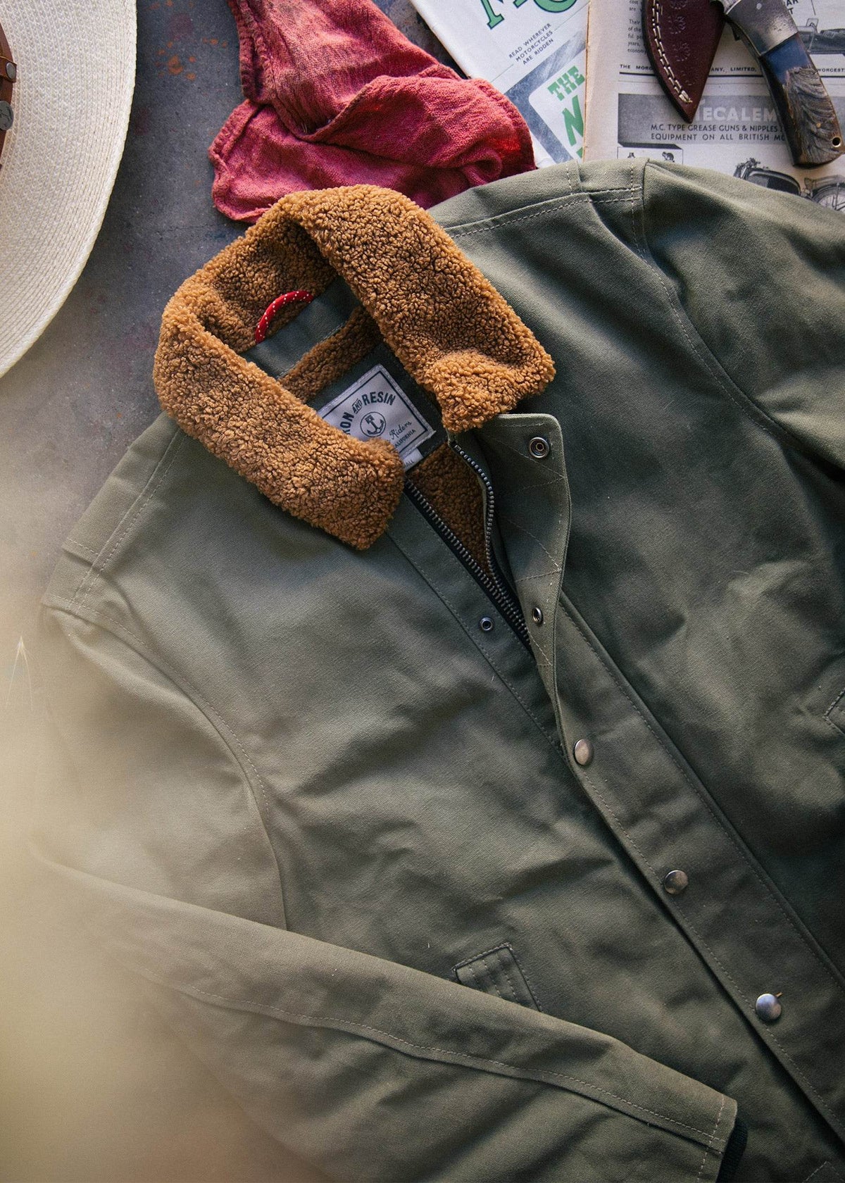 1st Gen Waxed Nautilus Jacket - Iron & Resin